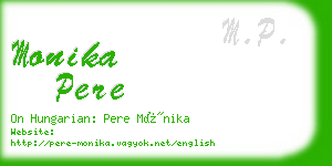 monika pere business card